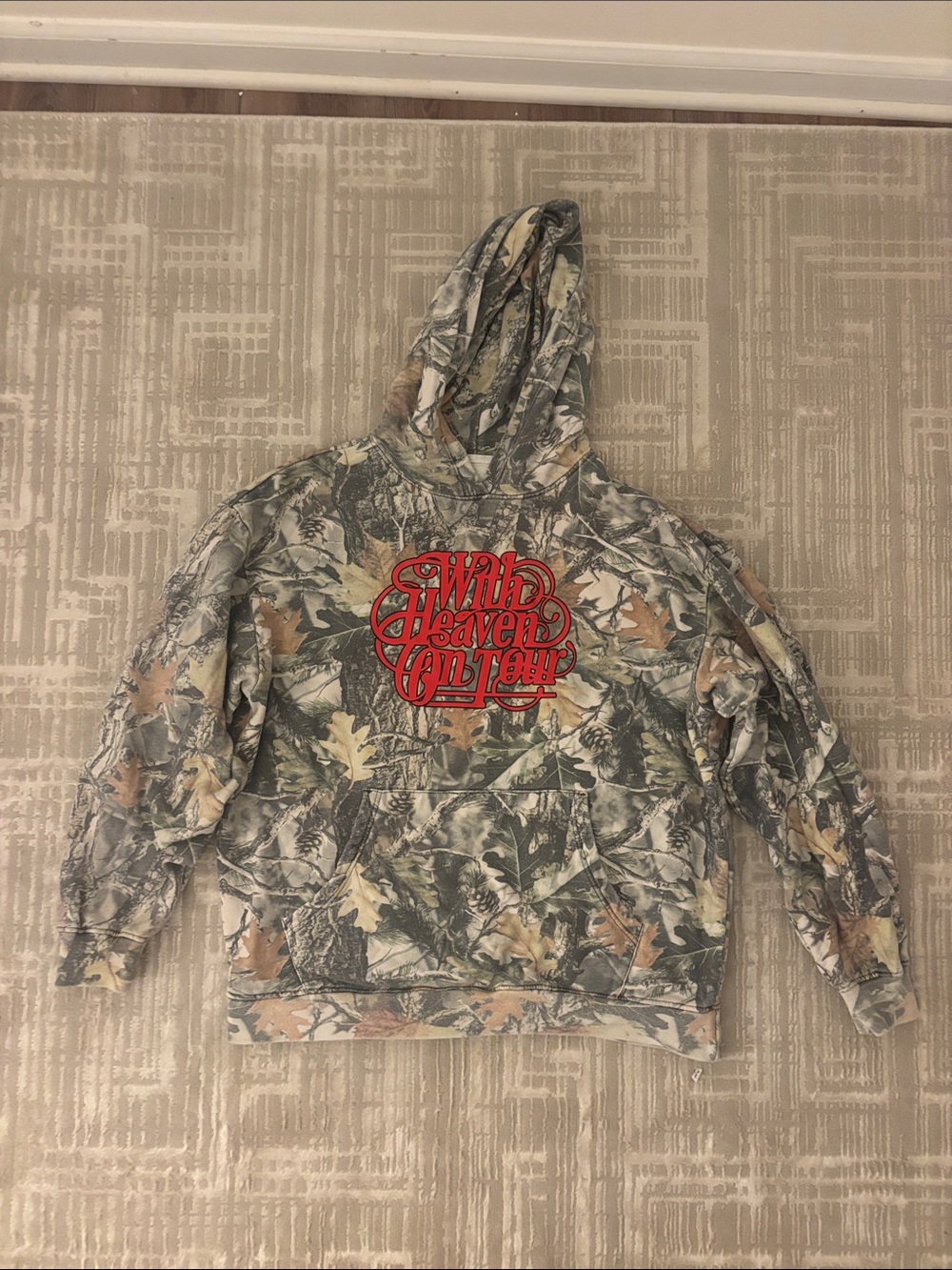 Zach Bryan With Heaven on Tour 2026 camo sweatshirt